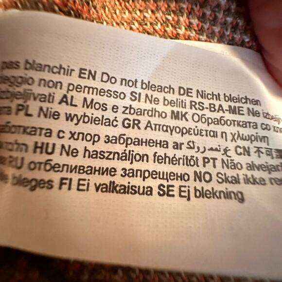 Tally Weijl Poncho XXS/XS Aztec Print Open Front Cardigan Kaftan Cotton Blend - Picture 12 of 16